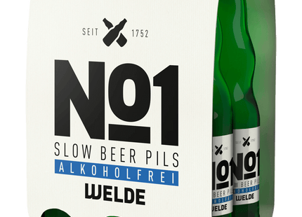 Welde N°1 Slow Beer Pils alkoholfrei 6x0,33l