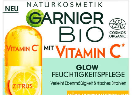 Garnier Bio Feuchtigkeitspflege mit Vitamin C 50ml