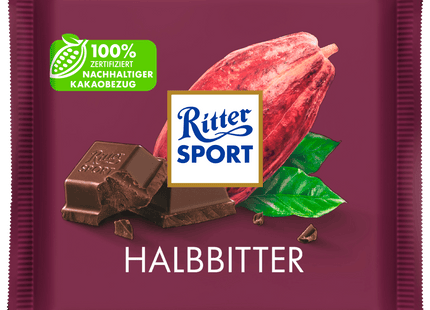 Ritter Sport Halbbitter 100g