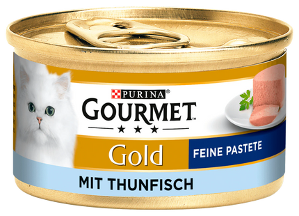 Purina Gourmet Gold Feine Pastete mit Thunfisch 85g