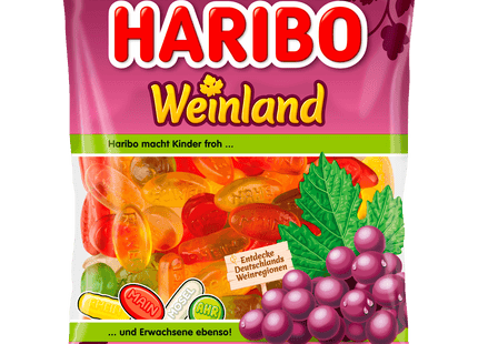 Haribo Fruchtgummi Weinland 175g