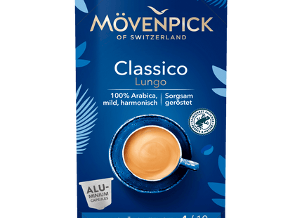 Mövenpick Classico Lungo 57g, 10 Kapseln