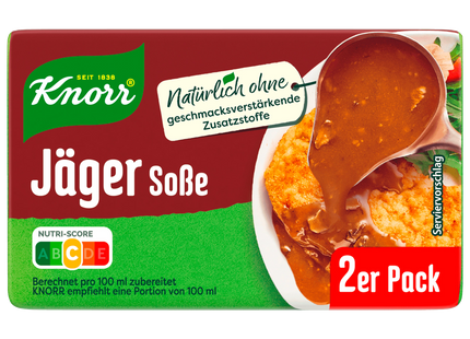 Knorr Jäger Soße ergibt 2x250ml