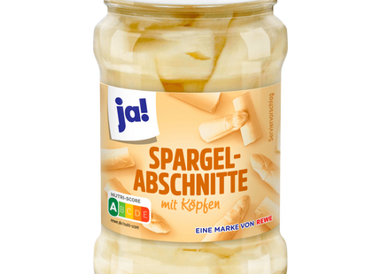 ja! Spargelabschnitte mit Köpfen 170g