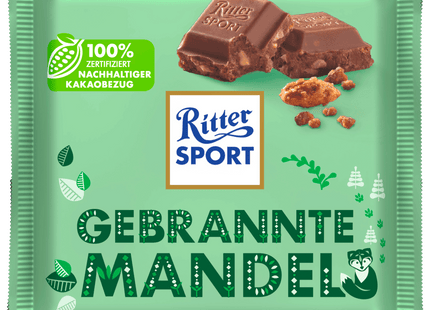 Ritter Sport Schokolade Gebrannte Mandel 100g