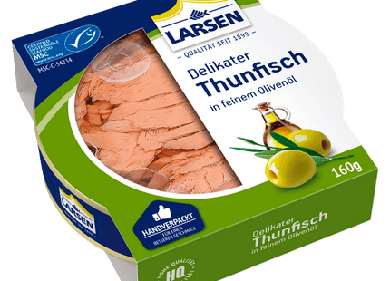 Larsen Thunfisch in feinem Olivenöl 160g