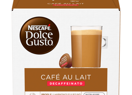 Nescafé Dolce Gusto Café Au Lait entkoffeiniert 160g, 16 Kapseln