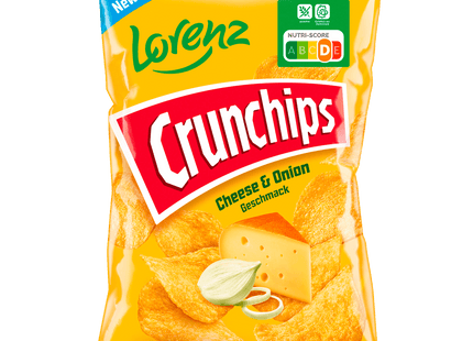 Lorenz Crunchips Cheese & Onion 150g