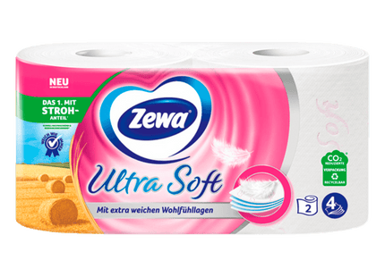 Zewa Ultra Soft Toilettenpapier 4-lagig 2x150 Blatt