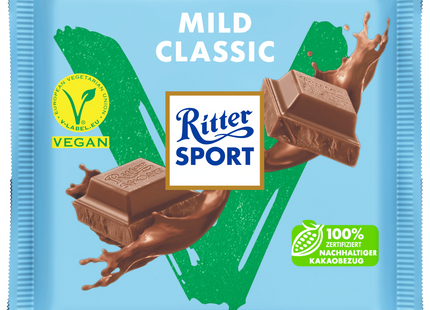 Ritter Sport Tafelschokolade mild vegan 100g