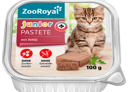 ZooRoyal Junior Pastete Rind 100g