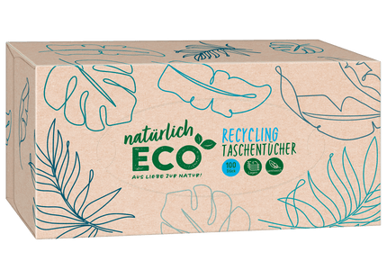 natürlich ECO Recycling Taschentücher 100 Stück