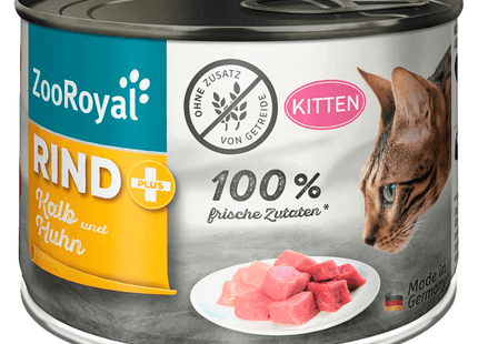 ZooRoyal Kitten Rind Plus Kalb und Huhn 200g