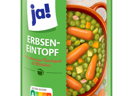 ja! Erbseneintopf mit Würstchen 800g