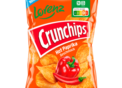 Lorenz Crunchips Hot Paprika 150g