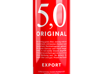 5,0 Original Export 0,5l