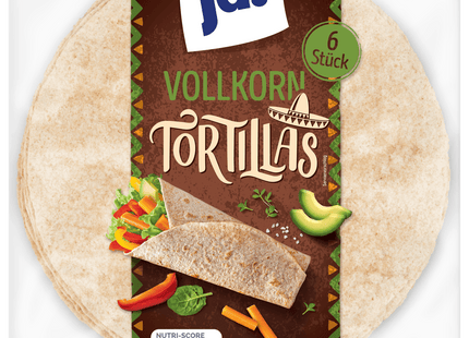 ja! Vollkorn Tortillas 372g