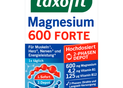 Taxofit Magnesium 600 Forte 51,2g, 30 Tabletten