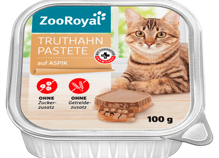 ZooRoyal Truthahn Pastete auf Aspik 100g