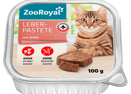 ZooRoyal Leber Pastete mit Rind 100g