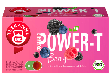 Teekanne Bio Koffein Power-T Berry 75g