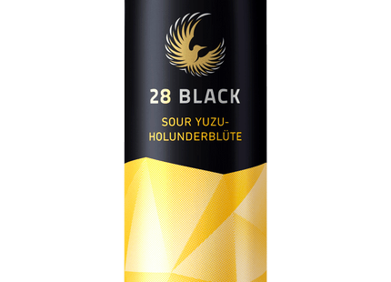 28 Black Energy Drink Sour Yuzu-Holunderblüte 0,25l