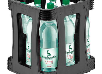 Hirschquelle Mineralwasser Vital 9x1l