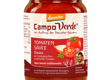 Campo Verde Bio Demeter Tomaten Sauce classico 350g