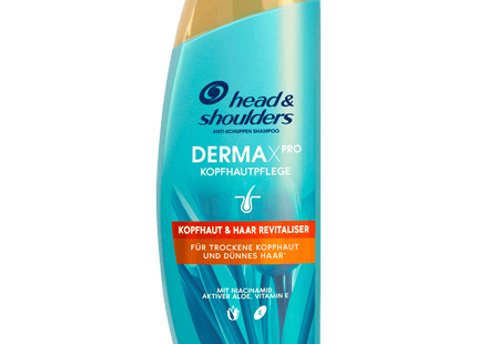 Head & Shoulders Anti-Schuppen Shampoo DermaX Pro Kopfhaut & Haar Revitaliser 225ml