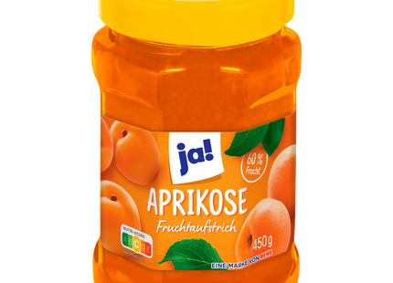 ja! Fruchtaufstrich Aprikose 450g