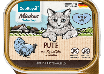 ZooRoyal Minkas Naturkost Pute mit Kartoffeln & Leinöl 100g