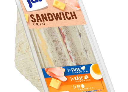 ja! Sandwich Trio Pute Käse Ei 220g