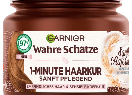 Garnier Wahre Schätze 1-Minute Haarkur Sanfte Hafermilch 340ml