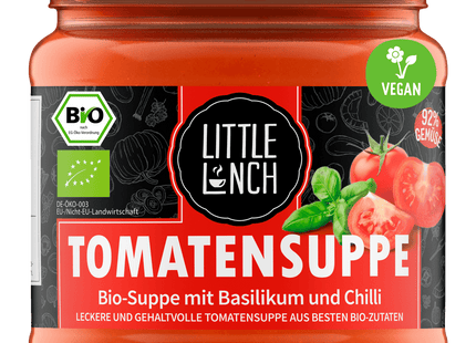 Little Lunch Bio Tomatensuppe mit Chili & Basilikum 350ml