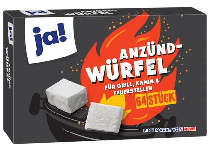 ja! Anzündwürfel 64 Stück