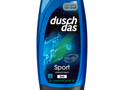 Duschdas 3-in-1 Duschgel & Shampoo Sport 225ml