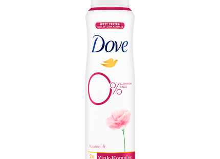 Dove Deospray Zink Komplex Rosenduft ohne Aluminium 150ml