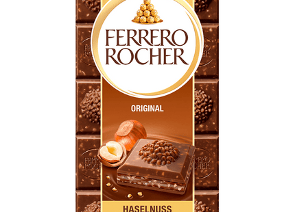 Ferrero Rocher Haselnuss Tafel Original 90g