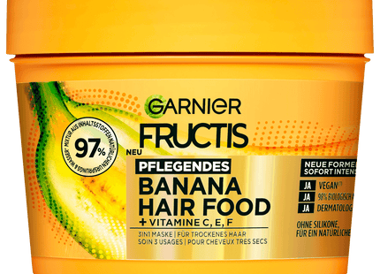 Garnier Fructis 3in1 Maske Pflegendes Banana Hair Food 400ml