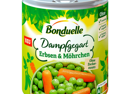 Bonduelle Dampfgegart Erbsen & Möhrchen 530g