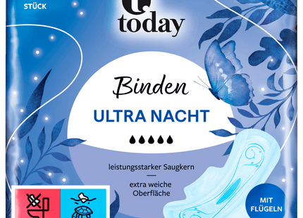 Today Binden Ultra Nacht 12 Stück