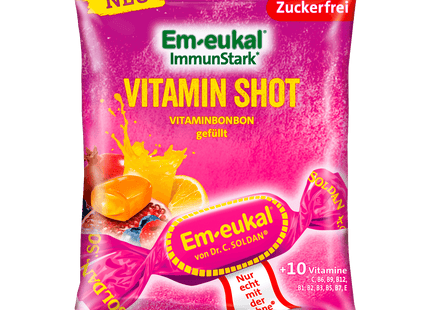 Em-eukal Vitamin Shot Bonbons gefüllt 75g