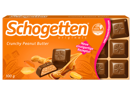 Schogetten Crunchy Peanut Butter 100g