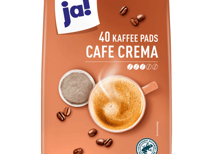 ja! Cafe Crema 40 Pads, 280g