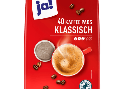 ja! Kaffe Klassik 40 Pads, 280g