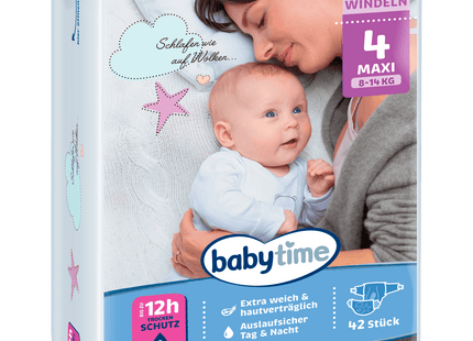 Babytime Windeln Gr.4 Maxi 8-14kg 42 Stück