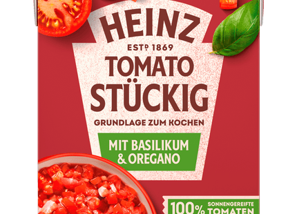 Heinz Tomato stückig mit Basilikum & Oregano 390g