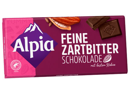 Alpia Feine Zartbitter-Schokolade 100g