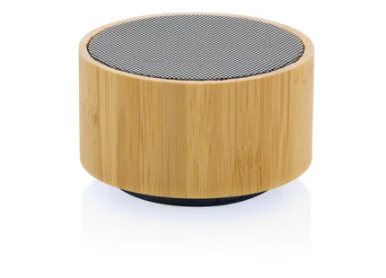 3W Funklautsprecher aus RCS-Kunststoff & Bambus in Schwarz TK Gruppe® Grosshandel 
