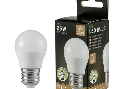 3W LED-Leuchtmittel in Birnenform, E27 Fassung, 2700K Warmweiß, 230V TK Gruppe® Grosshandel 